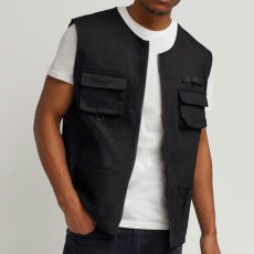 画像9: Luther Twill Utility Vest ツイル アウトドア ユーティリティー ベスト BK (9)