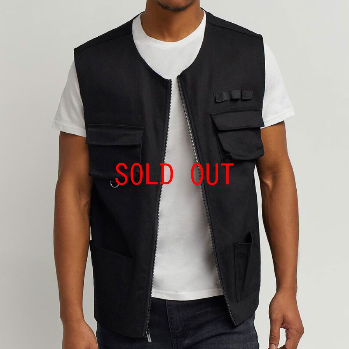 画像7: Luther Twill Utility Vest ツイル アウトドア ユーティリティー ベスト BK (7)