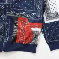 画像5: Zip Sweat Flag Bandana Hoodie Multi ジップ スウェット フラッグ バンダナ フーディー パーカー (5)