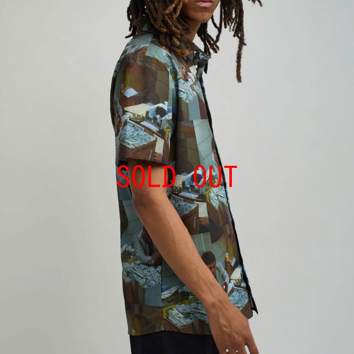 画像10: Scarface Money S/S Woven Shirt 半袖 スカーフェイス 総柄 シャツ (10)