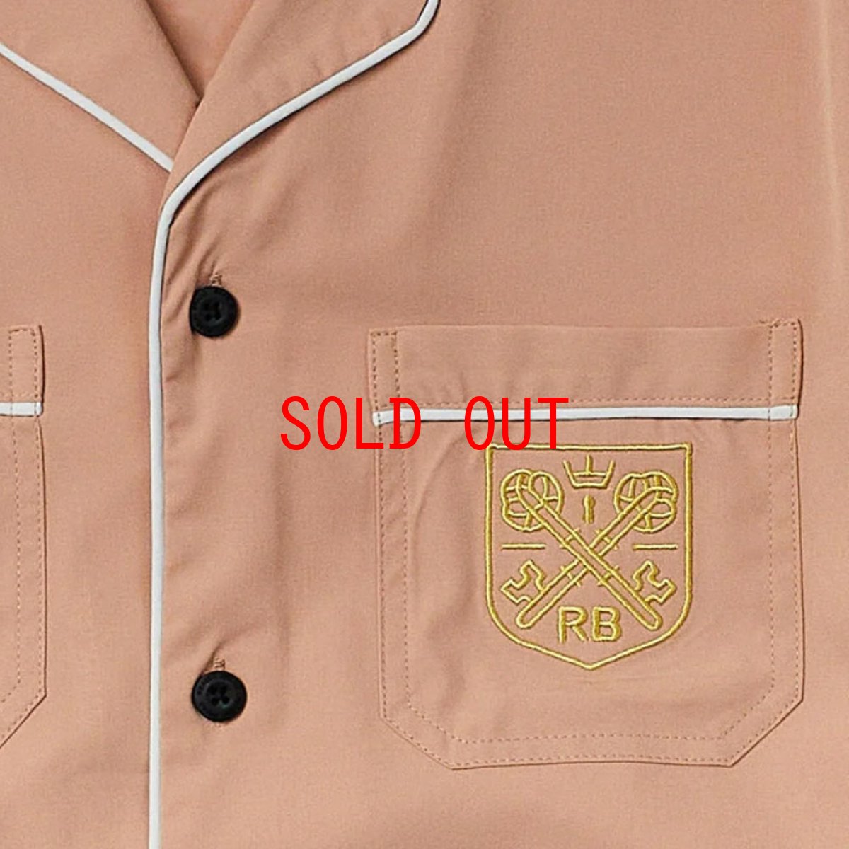 画像5: 【Reason 沖縄 シャツ メンズセレクトショップ】Clubmaster S/S Sleeping Shirt ピンク 半袖 (5)
