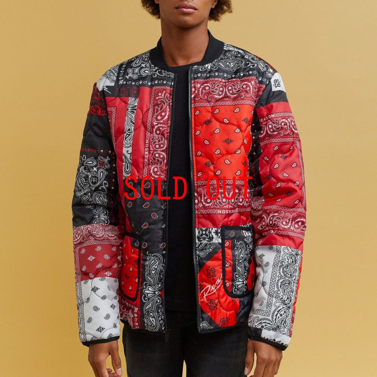 画像1: Paisley Quilted Jacket ペイズリー キルティング ジャケット (1)