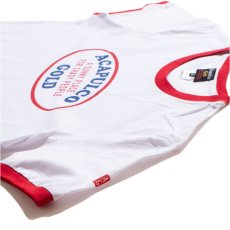 画像5: Oval Logo Ringer Ladies S/S Tee WHT/Red レディース リンガー 半袖 Tシャツ (5)