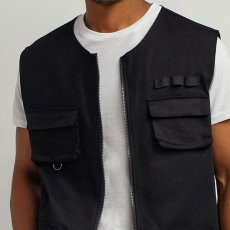 画像5: Luther Twill Utility Vest ツイル アウトドア ユーティリティー ベスト BK (5)