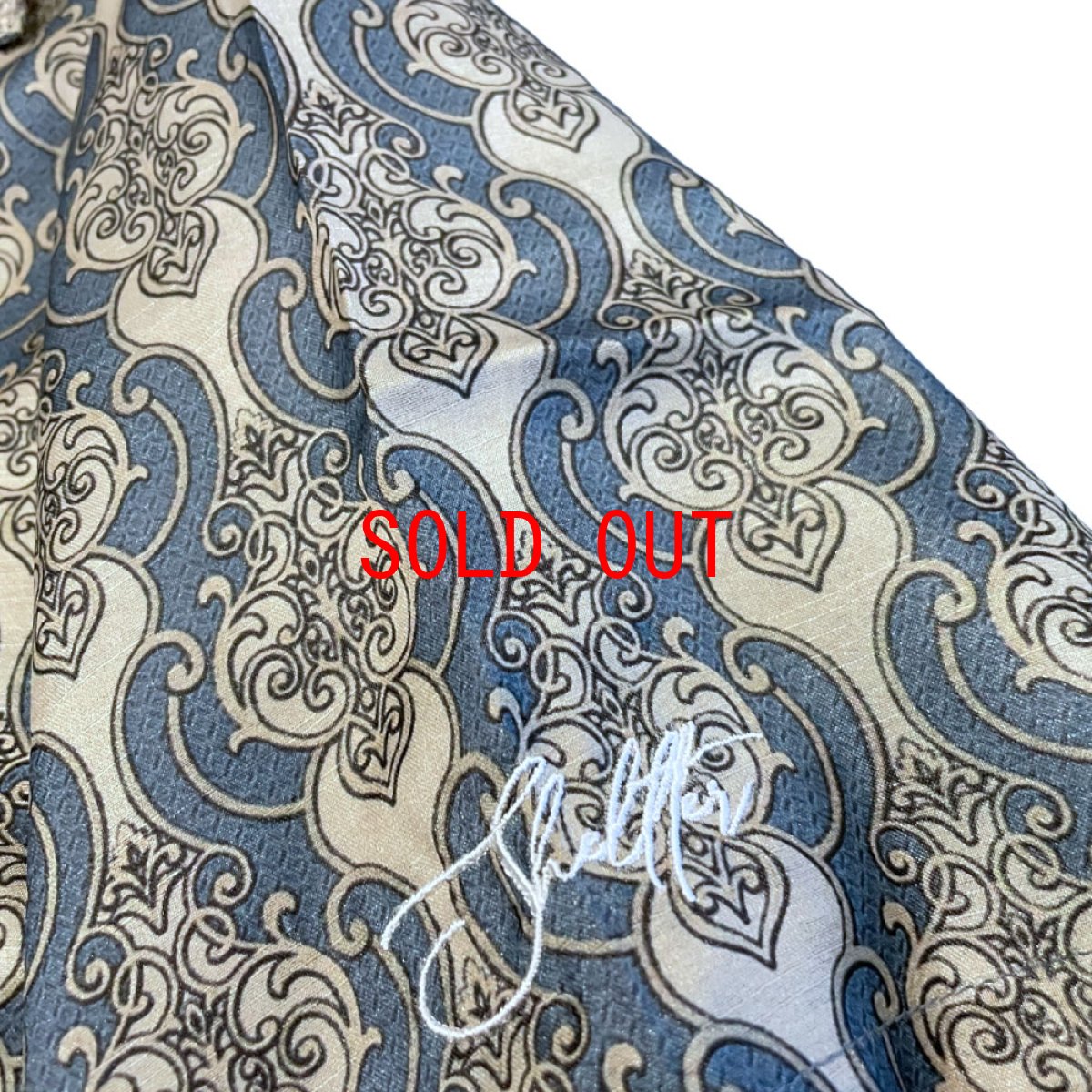 画像5: Paisley Allover S/S Shirts Blue 半袖 ペイズリー シャツ (5)