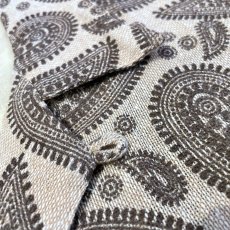 画像6: Paisley Allover S/S Linnen Like Shirts 半袖 ペイズリー シャツ (6)