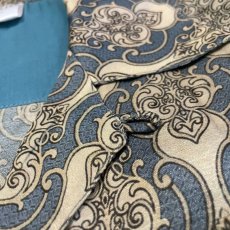 画像9: Paisley Allover S/S Shirts Blue 半袖 ペイズリー シャツ (9)