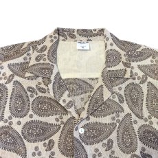 画像10: Paisley Allover S/S Linnen Like Shirts 半袖 ペイズリー シャツ (10)