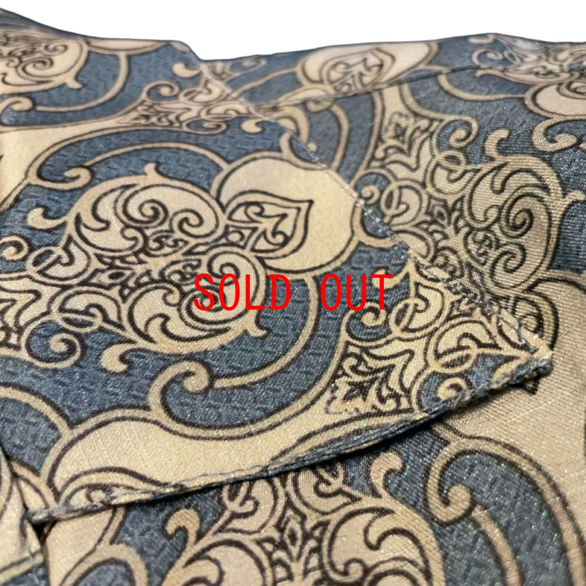 画像6: Paisley Allover S/S Shirts Blue 半袖 ペイズリー シャツ (6)