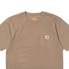 画像5: US Pocket S/S One Point Loose Fit Heavyweight Tee Desert ポケット ワンポイント ロゴ 無地 半袖 Tシャツ K87 (5)
