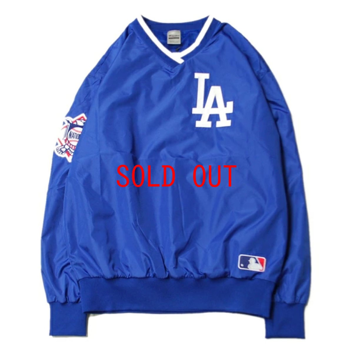 画像2: X Los Angeles Pullover Nylon Jacket ロサンゼルス ドジャース ナイロン プルオーバー ジャケット MLB 公式 Official  (2)