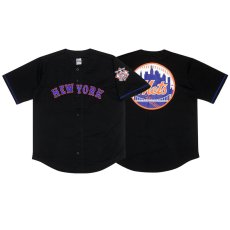 画像1: X New York Mets Baseball Shirts ニューヨーク メッツ ベースボール 半袖 シャツ MLB 公式 Official  (1)