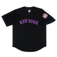 画像2: X New York Mets Baseball Shirts ニューヨーク メッツ ベースボール 半袖 シャツ MLB 公式 Official  (2)