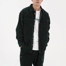 画像1: Classic Corduroy L/S Shirt GRN 長袖 コーデュロイ シャツ (1)