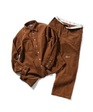 画像7: Classic Corduroy L/S Shirt BRN 長袖 コーデュロイ シャツ (7)