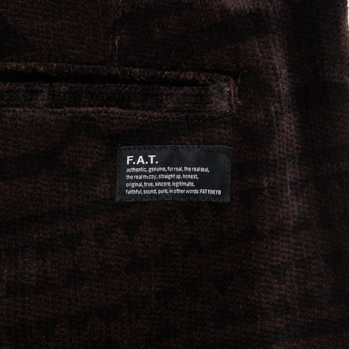 画像6: MEGANATIVE Corduroy Pants BRN ネイティブプリント コーデュロイ パンツ (6)