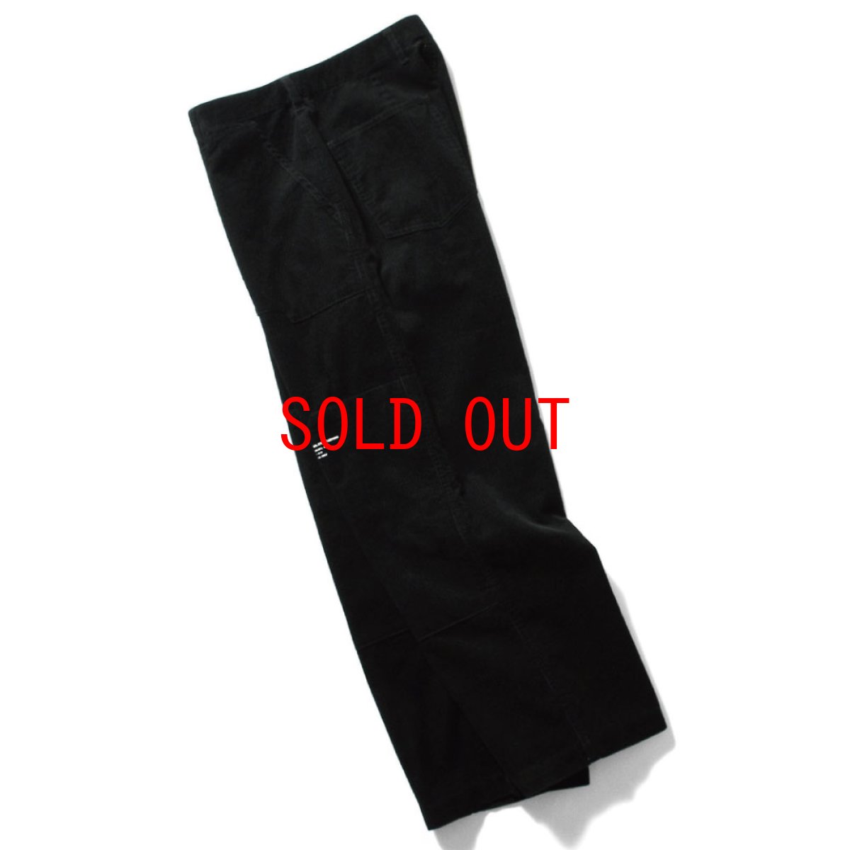 画像3: Double Knee Corduroy Pants BLK ダブルニー コーデュロイ ワーク パンツ (3)