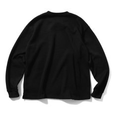 画像2: Waffle Thermal L/S Tee BLK 長袖 サーマル シャツ Tシャツ (2)