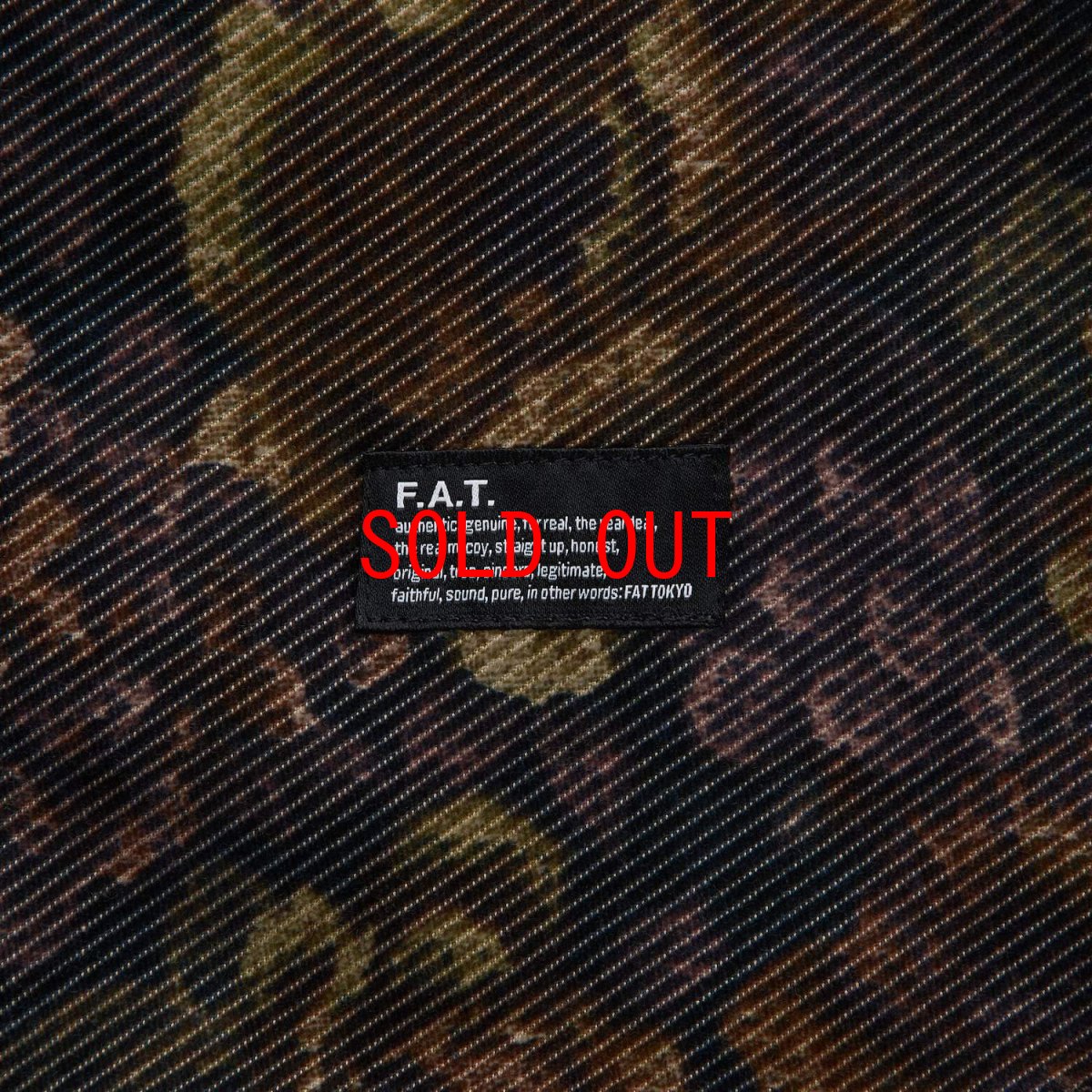 画像9: MEGABLOSSOM Corduroy Pants GRN ボタニカルプリント コーデュロイ パンツ (9)