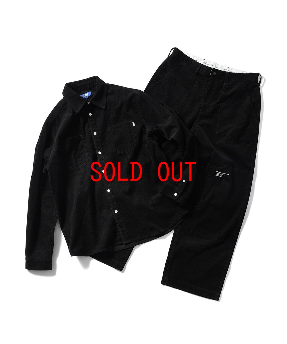 画像8: Classic Corduroy L/S Shirt BLK 長袖 コーデュロイ シャツ (8)