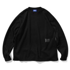 画像1: Waffle Thermal L/S Tee BLK 長袖 サーマル シャツ Tシャツ (1)