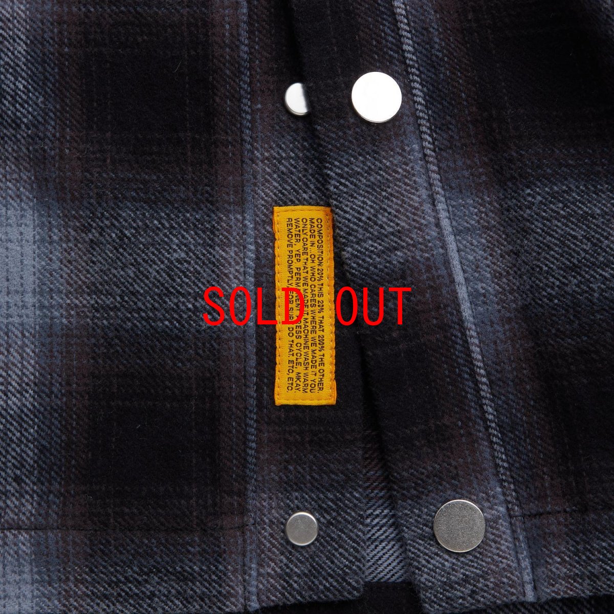 画像6: × BIG MAC MAC STEAM Flannel Check Cardigan GRY ビッグマック フランネル チェック カーディガン シャツ (6)