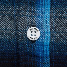 画像8: × BIG MAC MAC SHADE Flannel Check Shirts BLU ビッグマック 長袖 フランネル チェック シャツ (8)