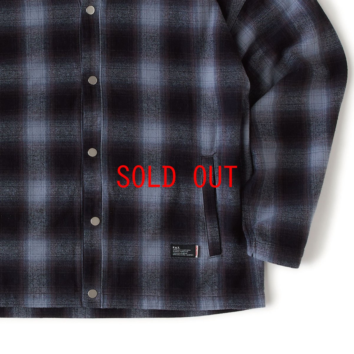 画像3: × BIG MAC MAC STEAM Flannel Check Cardigan GRY ビッグマック フランネル チェック カーディガン シャツ (3)