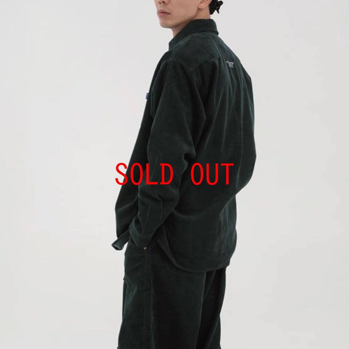 画像2: Classic Corduroy L/S Shirt GRN 長袖 コーデュロイ シャツ (2)