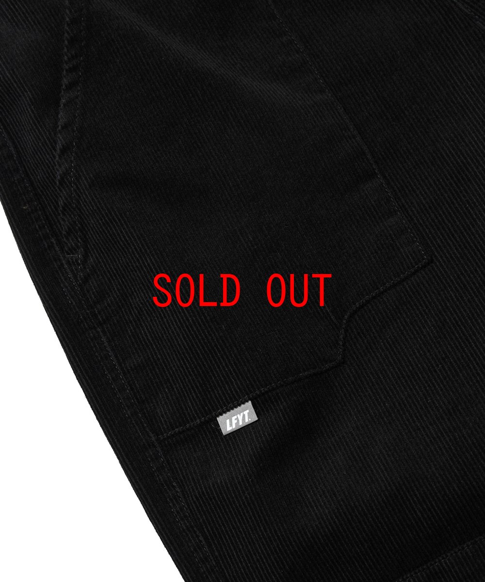 画像8: Double Knee Corduroy Pants BLK ダブルニー コーデュロイ ワーク パンツ (8)