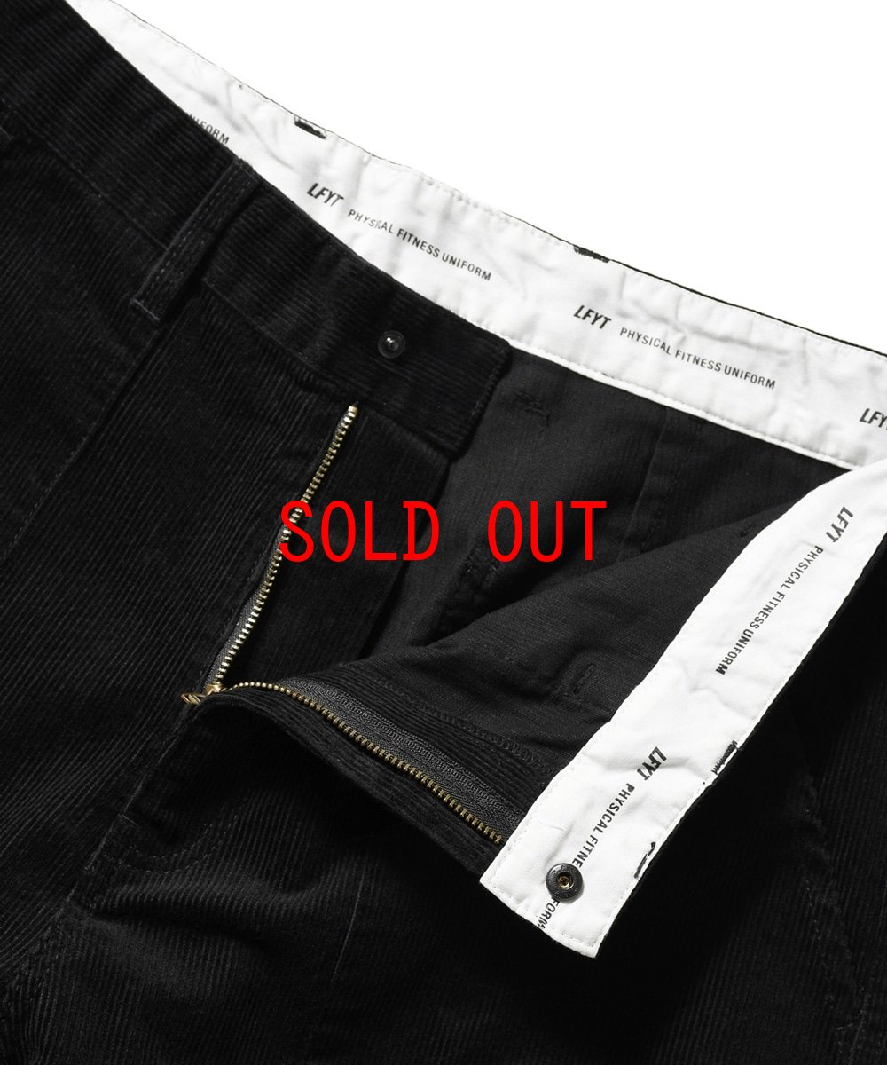 画像6: Double Knee Corduroy Pants BLK ダブルニー コーデュロイ ワーク パンツ (6)