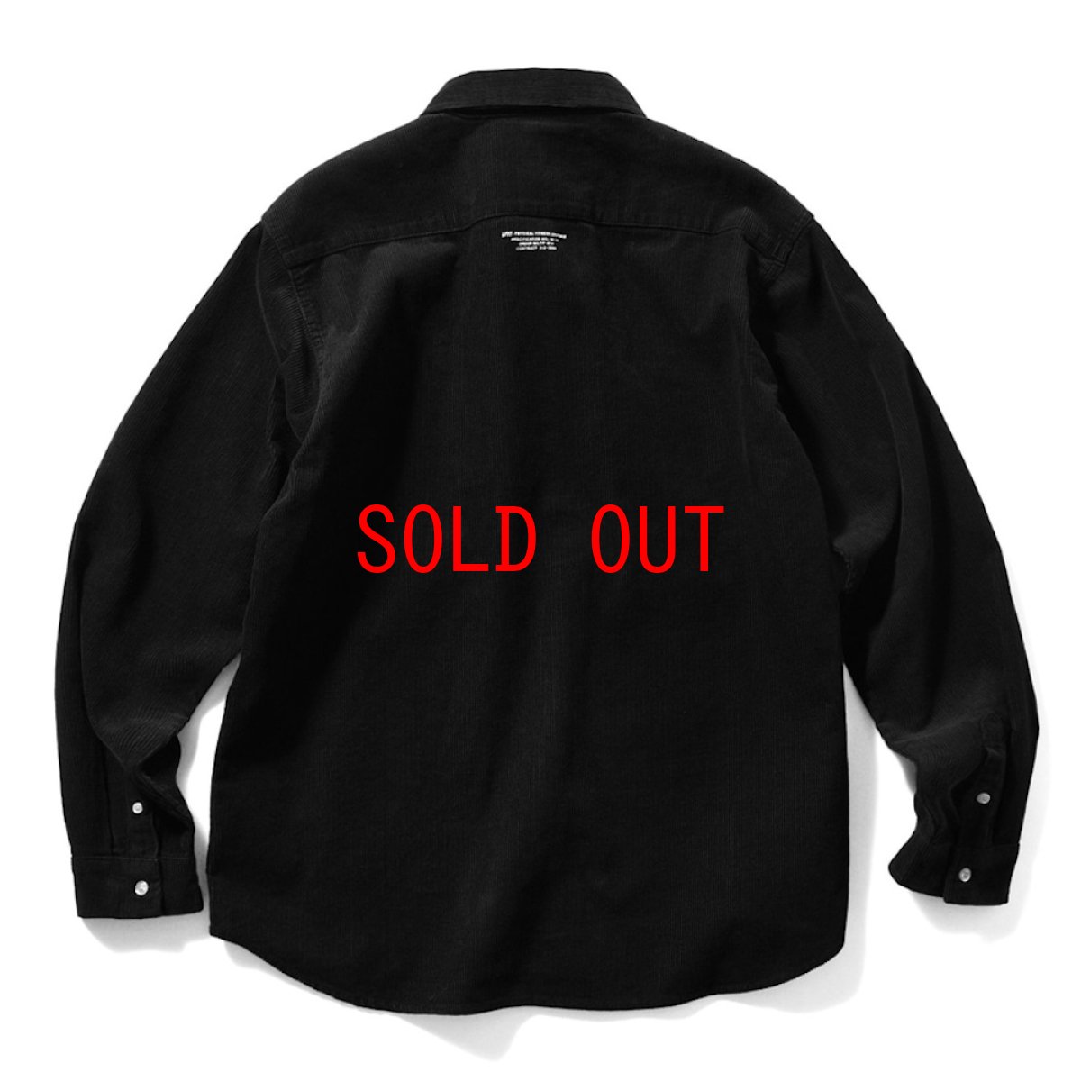 画像2: Classic Corduroy L/S Shirt BLK 長袖 コーデュロイ シャツ (2)