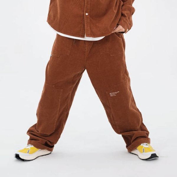 LFYT Double Knee Corduroy Pants BRN ダブルニー コーデュロイ ワーク