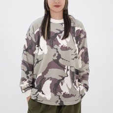 画像1: Waffle Thermal L/S Tee French Camo 長袖 サーマル シャツ Tシャツ (1)