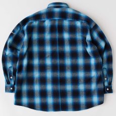 画像3: × BIG MAC MAC SHADE Flannel Check Shirts BLU ビッグマック 長袖 フランネル チェック シャツ (3)