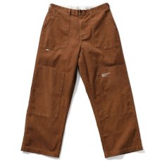 画像2: Double Knee Corduroy Pants BRN ダブルニー コーデュロイ ワーク パンツ (2)