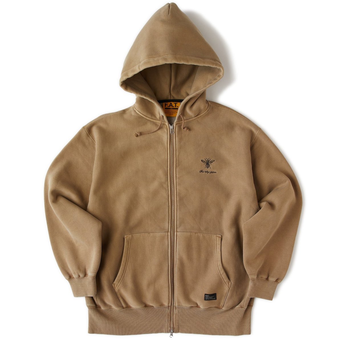 画像2: FADEMENT.OVER Pigment Sweat ZIP Hoodie スウェット ジップ パーカー (2)