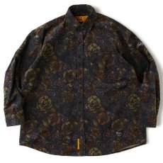 画像5: MEGABLOSSOM Corduroy Pants GRN ボタニカルプリント コーデュロイ パンツ (5)