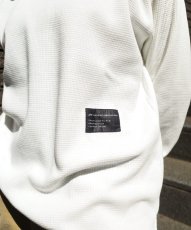 画像6: Waffle Thermal L/S Tee WHT 長袖 サーマル シャツ Tシャツ (6)