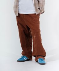 画像1: Double Knee Corduroy Pants BRN ダブルニー コーデュロイ ワーク パンツ (1)