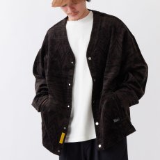 画像1: NATIGAN Corduroy Shirts BRN ネイティブプリント コーデュロイ シャツ (1)