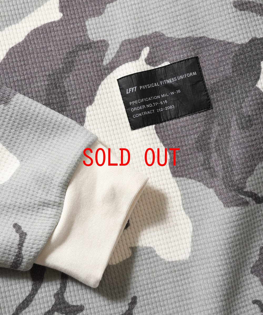 画像4: Waffle Thermal L/S Tee French Camo 長袖 サーマル シャツ Tシャツ (4)
