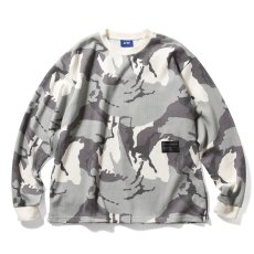 画像2: Waffle Thermal L/S Tee French Camo 長袖 サーマル シャツ Tシャツ (2)
