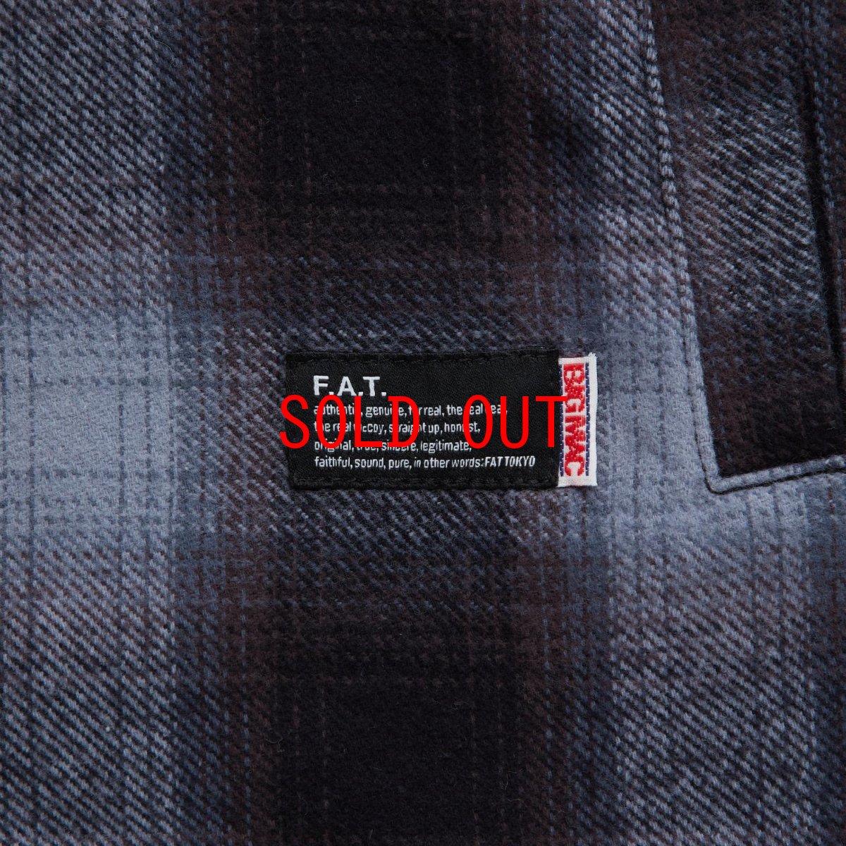 画像7: × BIG MAC MAC STEAM Flannel Check Cardigan GRY ビッグマック フランネル チェック カーディガン シャツ (7)