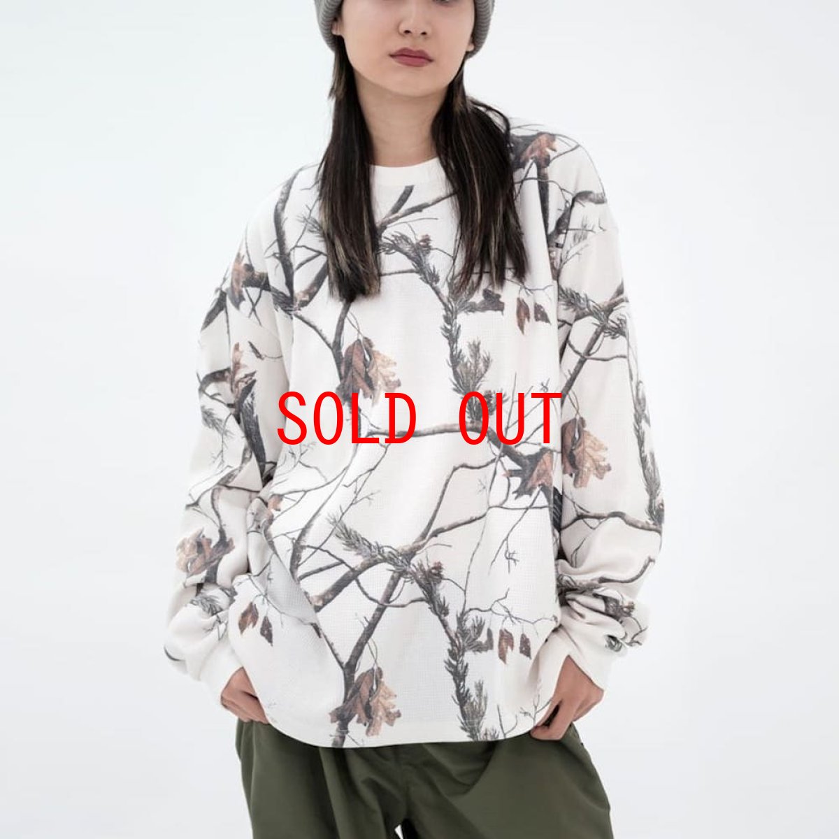 画像1: Waffle Thermal L/S Tee Realtree 長袖 サーマル シャツ Tシャツ (1)