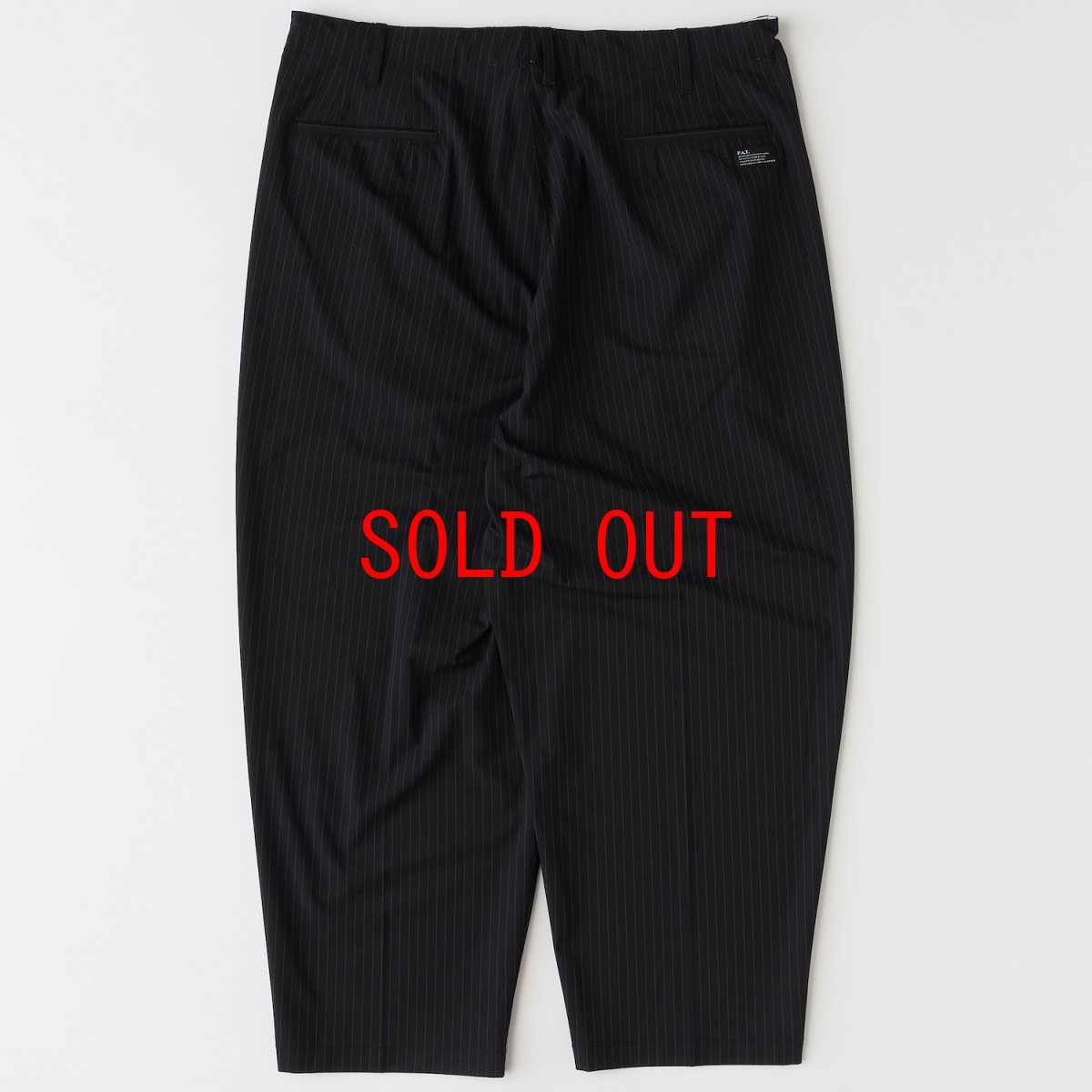 画像3: STROROUSER Pin Stripe Trouser Pants タック ワイド ストライプ トラウザー パンツ (3)