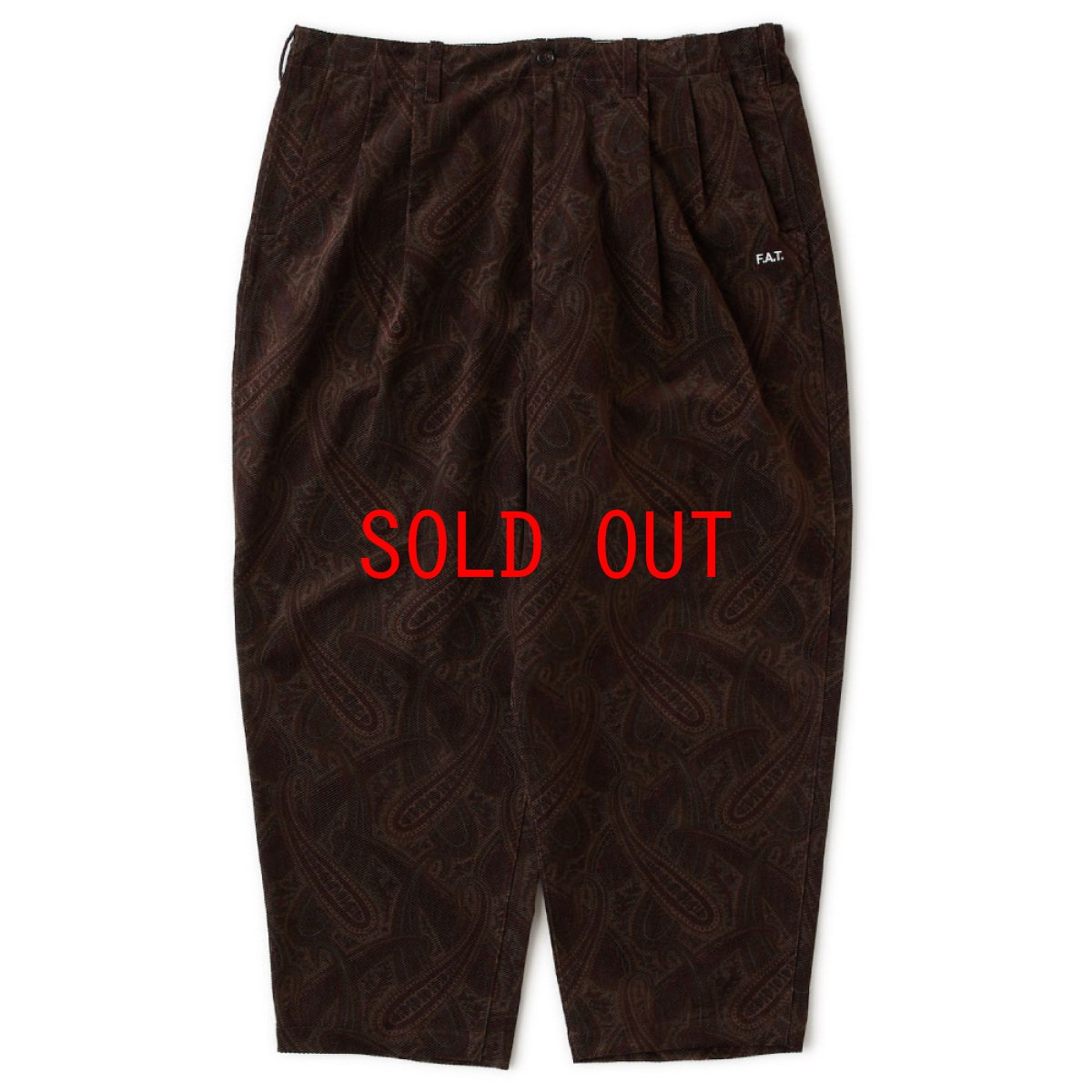 画像2: MEGANSLEY Corduroy Pants WNE ペーズリー コーデュロイ パンツ (2)