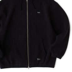 画像6: QUILZIP Quilting Zip Sweat Hoodie BLK ZIP パーカー キルティング フーディー (6)