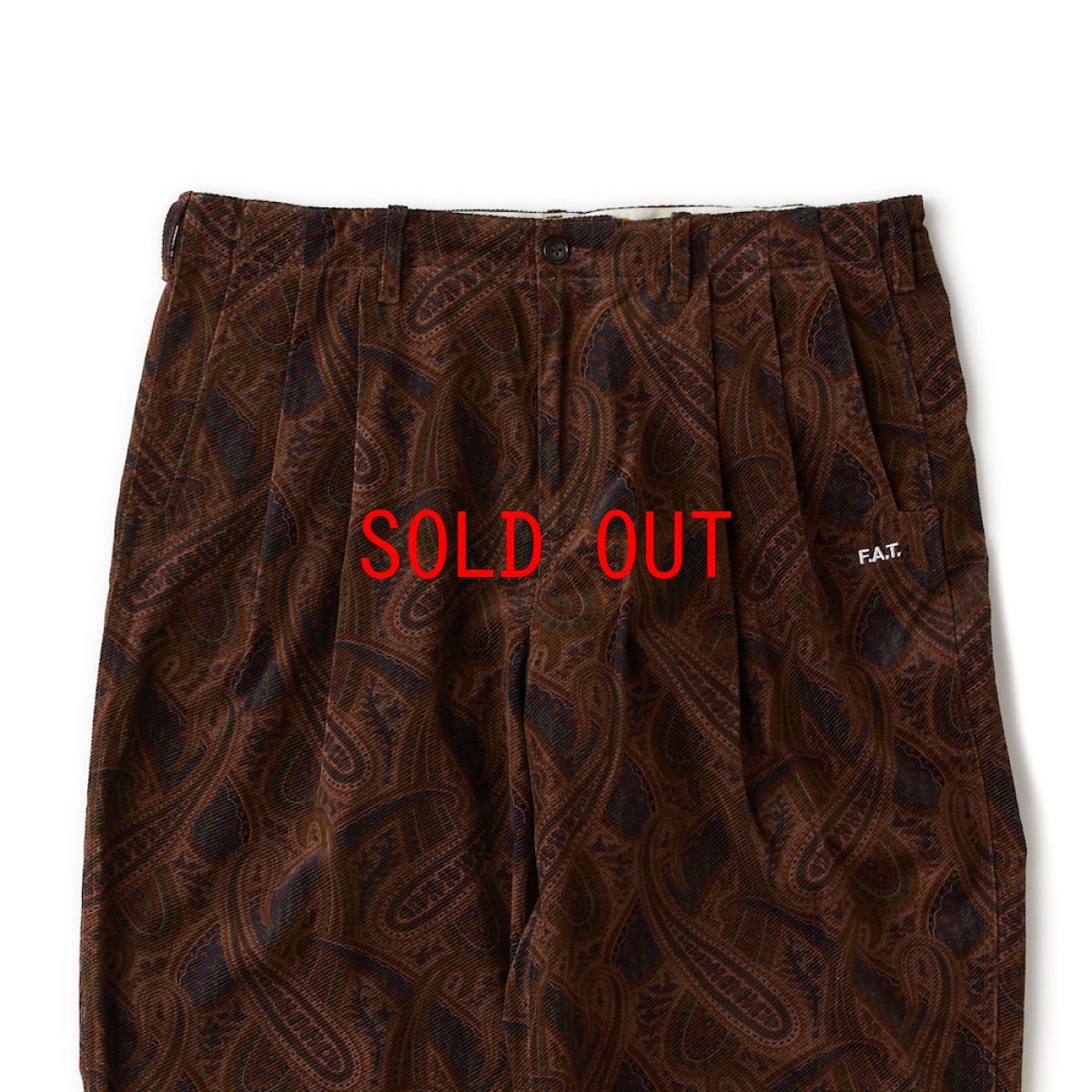 画像8: MEGANSLEY Corduroy Pants CML ペーズリー コーデュロイ パンツ (8)