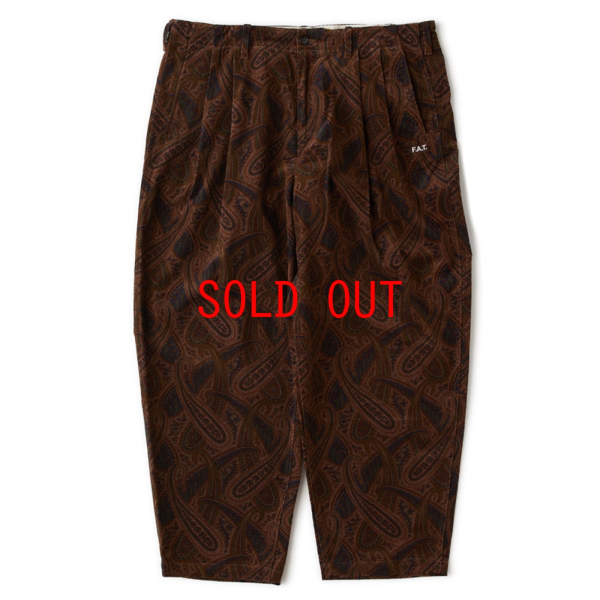 画像2: MEGANSLEY Corduroy Pants CML ペーズリー コーデュロイ パンツ (2)